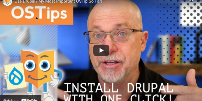install drupal 1 click