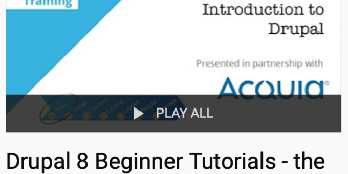 drupal 8 course